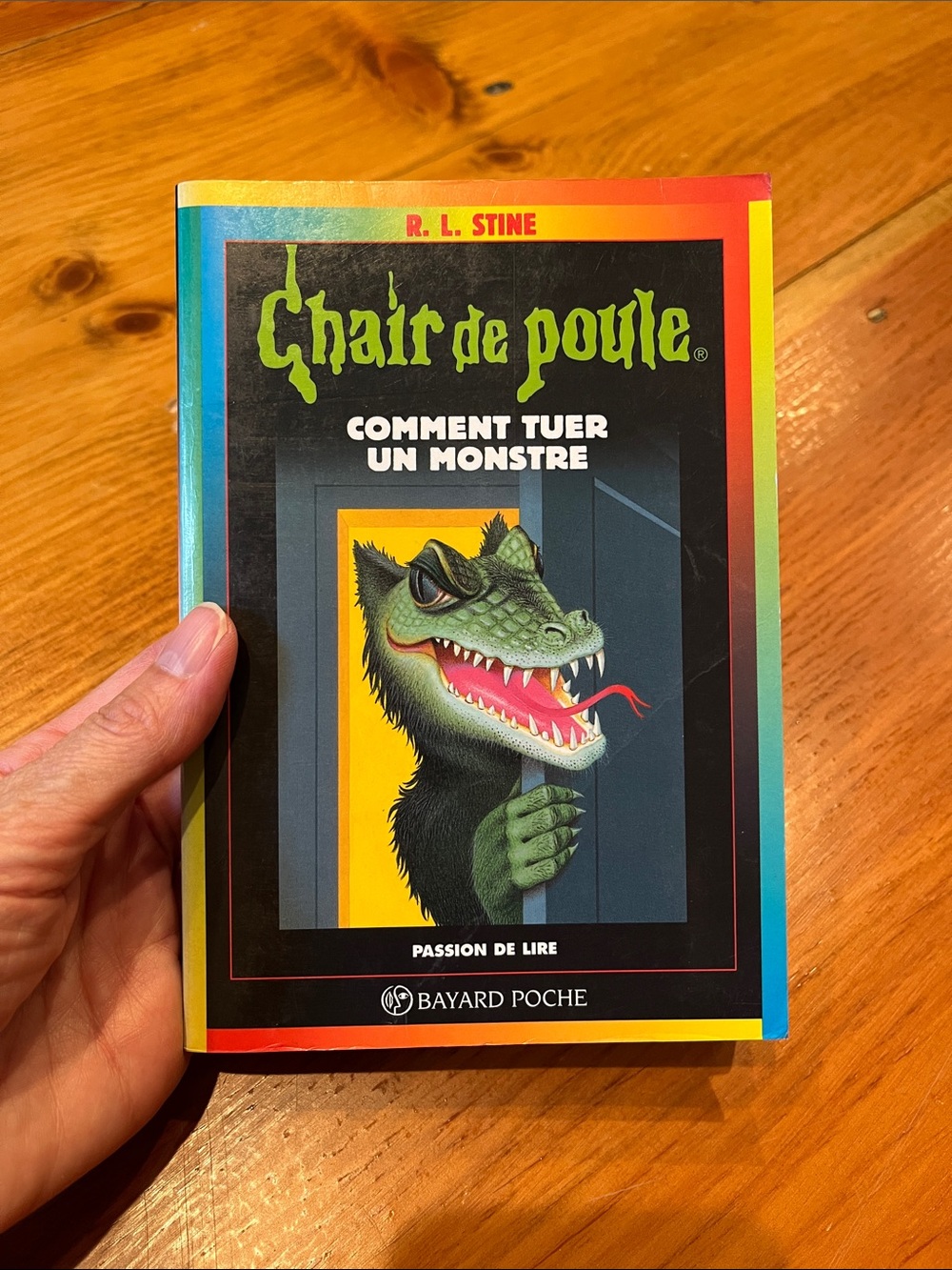 <French> Book SC R.L. Stine's "Chair de Poule" Comment Tuer Un Monster Tome #34